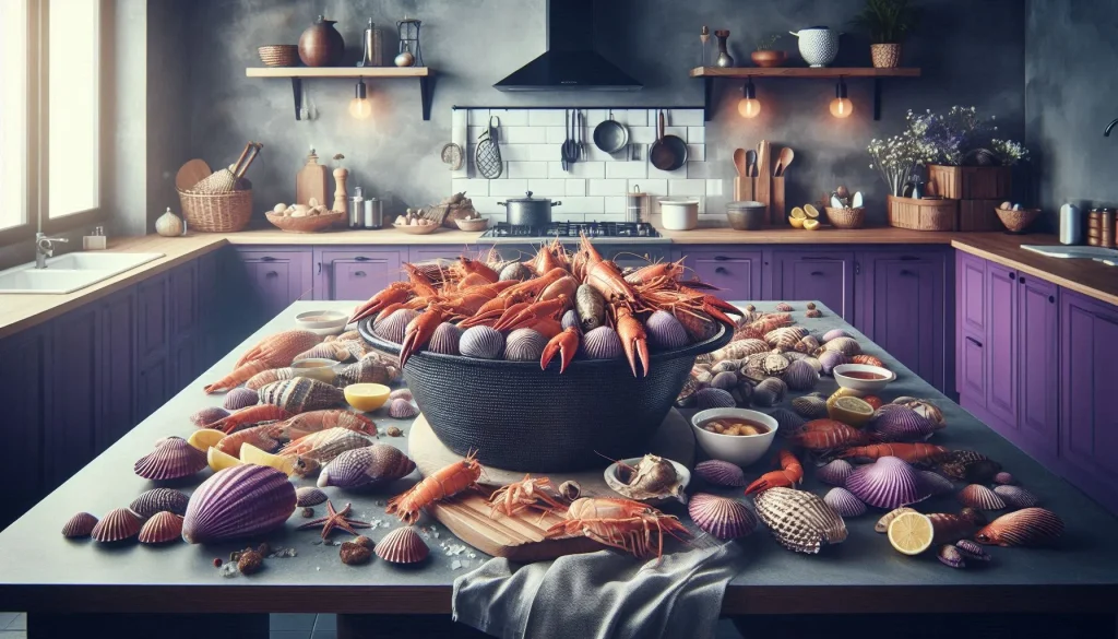 Seafood boiled
